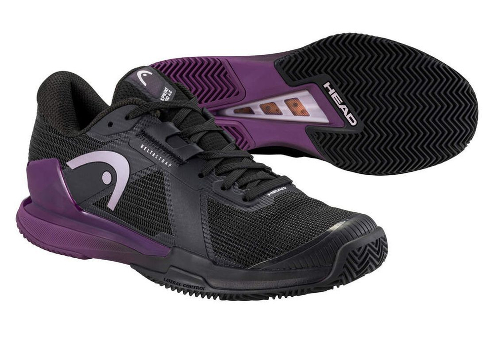 Женские Кроссовки теннисные Head Sprint Pro 4.0 Clay - черный