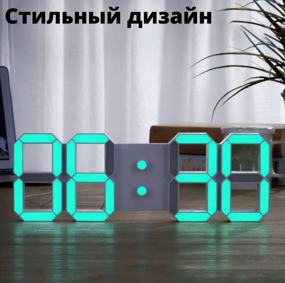 Часы DS-3638B RoHs зеленое свечение