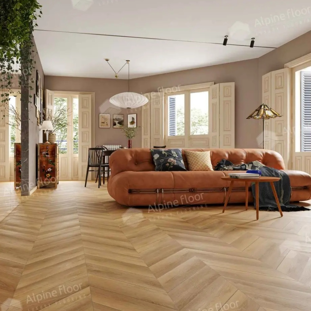 Кварцвиниловая плитка Alpine Floor Chevron Alpine ECO 18-18 MC Баварский Лес