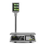Торговые весы Mertech M-ER 326 ACPX-32.5 "SlimX" LCD (Белые)