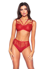 Красный бюстгальтер Pois Pois с мягкими чашками plus size (Размер: 80J) (Цвет: красный)