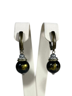 Комплект колье и серьги муранское стекло