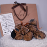 Собака Шанель маленькая (коричневая)