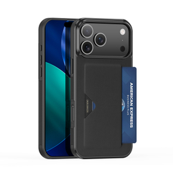 Чехол с MagSafe для смартфона iPhone 17 Pro Max, Dux Ducis, серия Pocard Series, с отделением для карт (картхолдером)