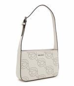 Кожаная сумка через плечо Karl Lagerfeld - белый(241W3003)