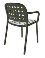 Кресло пластиковое Papatya Bomonti-K, кипарисовый