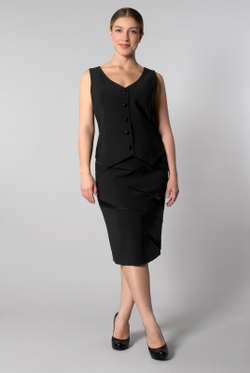 Юбка женская 724ор, черный #70Ч01724ор