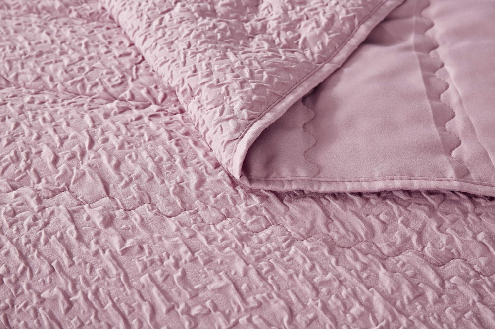 Покрывало 230х250 и 2 наволочки 50х70 Sofi De MarkO Надин пудра