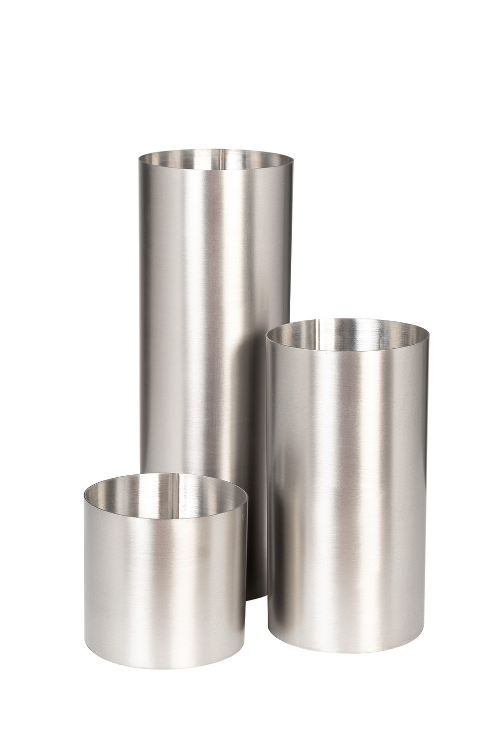 Ваза металлическая 10х10х10см Garda Decor серебро