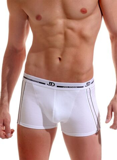 Хлопковые боксеры с лампасами (Размер: XL) (Цвет: красный)