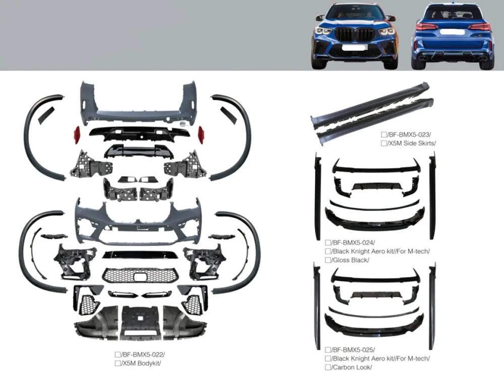 Обвес переделка для BMW X5 G05 в X5M F95 Рестайлинг 2019-2023 БМВ