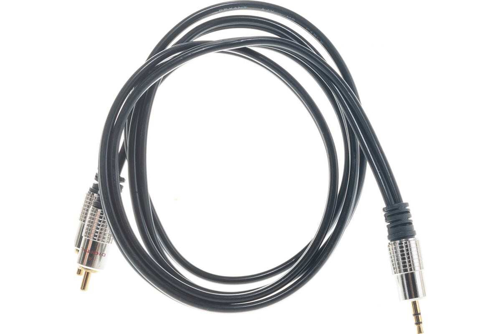 Шнур REXANT Стерео 3,5 мм - 2 RCA, длина 1,5 метра 17-4222