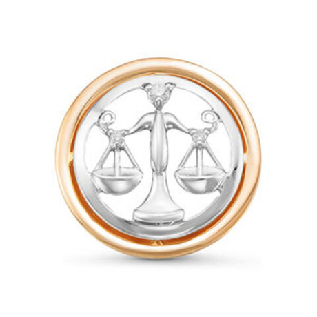 Подвеска из золота с фианитами