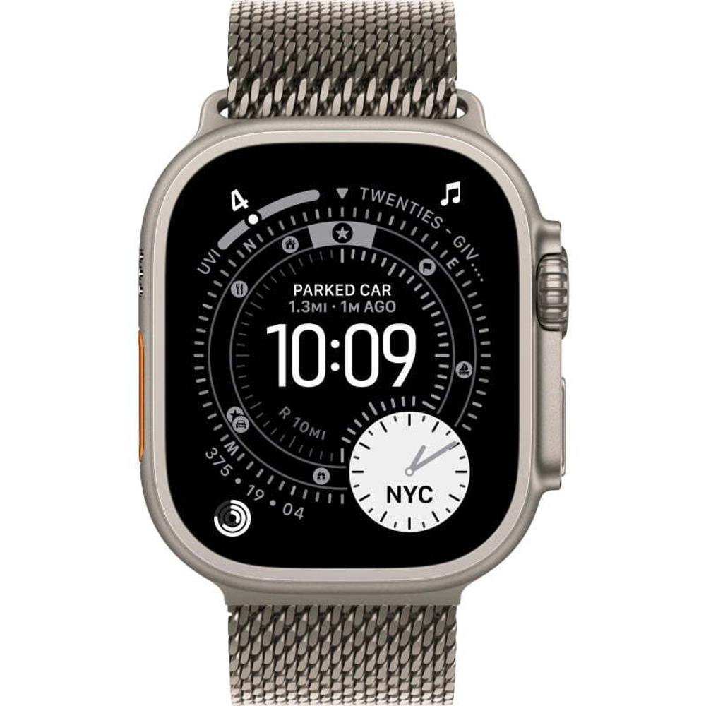 Apple Watch Ultra 3 (2025) 49mm Titanium Case / Natural Titanium Milanese Loop