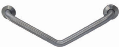 Поручень настенный под углом 135⁰ для людей с ограниченными возможностями, матовый.