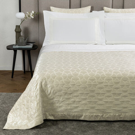 Покрывало Frette Luxury Tile Milk (270 x 270 см)