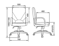 Кресло для руководителя МЕНЕДЖЕР 668