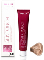 OLLIN SILK TOUCH 9/0 блондин натуральный 60мл Безаммиачный стойкий краситель для волос