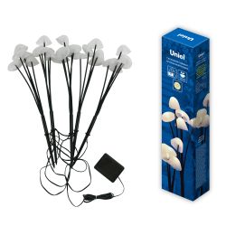 USL-S-832-PM030 FAIRY MUSHROOMS SET25 Садовый светильник на солнечной батарее Волшебные грибы. в комплекте из 25 штук. 25 светодиодов. Теплый белый свет. 1xАA Ni-Mh аккумулятор в-к. IP44. TM Uniel