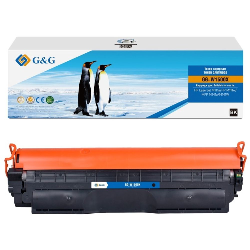 Картридж G&amp;G, аналог HP W1500X для LaserJet M111/M141 (2K)
