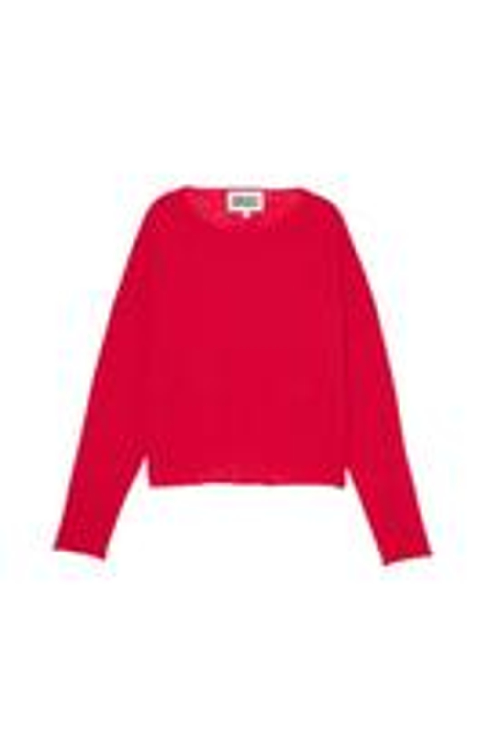 ZARA X BENITO ANTONIO СВИТЕР УКОРОЧЕННОГО КРОЯ, КРАСНЫЙ