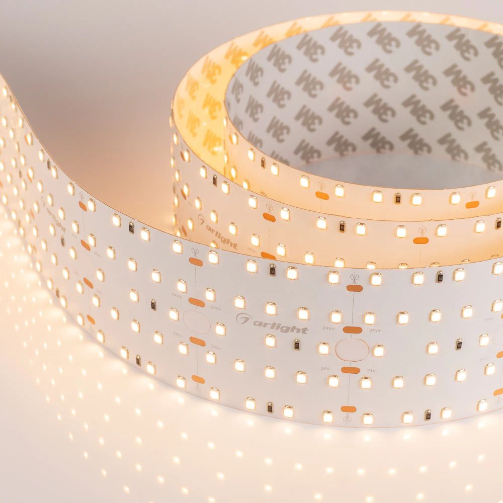 Светодиодная лента S2-A420-59mm 24V Warm3000 (30 W/m, IP20, 2835, 2.5m) (Arlight, Открытый) 021208(2)