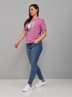 Футболка Фв-107/фуксия-город