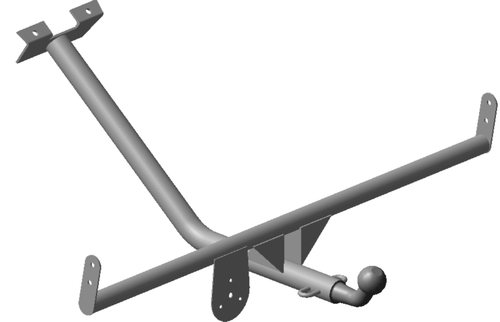 Фаркоп AvtoS для ВАЗ 21065 с универсальной электрикой и сертификатом в комплекте, арт.(VAZ-57+electr)