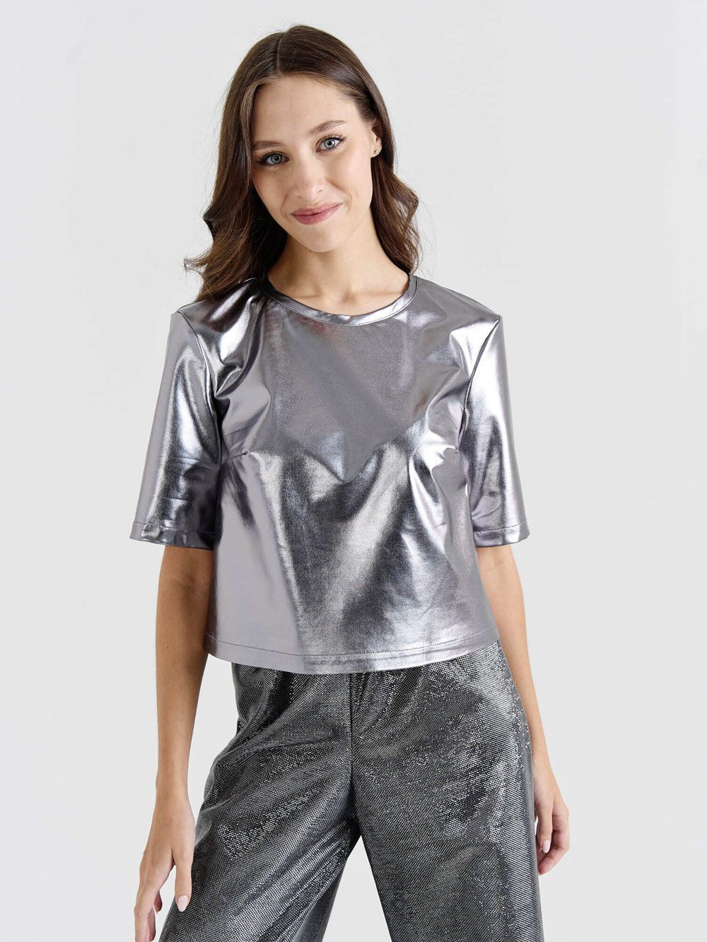 Топ "Темный никель" женский