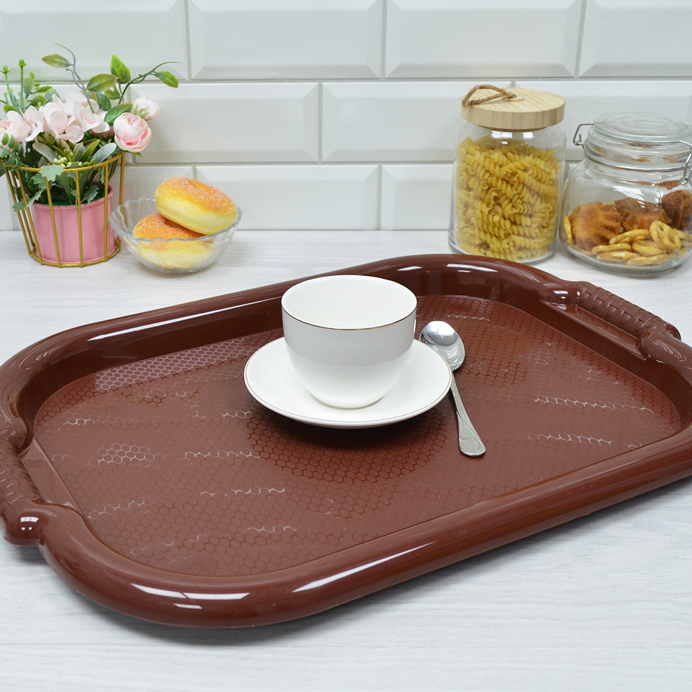 Поднос 36*50см темно-коричневый
