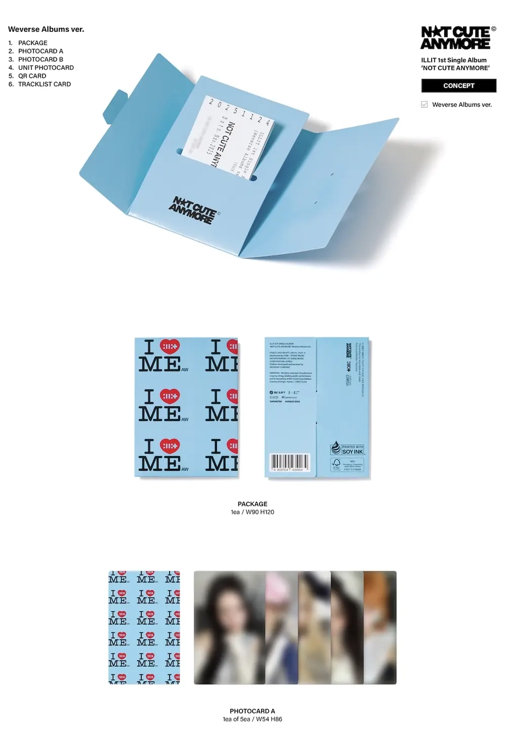 Альбом ILLIT - NOT CUTE ANYMORE (Weverse Albums ver.)