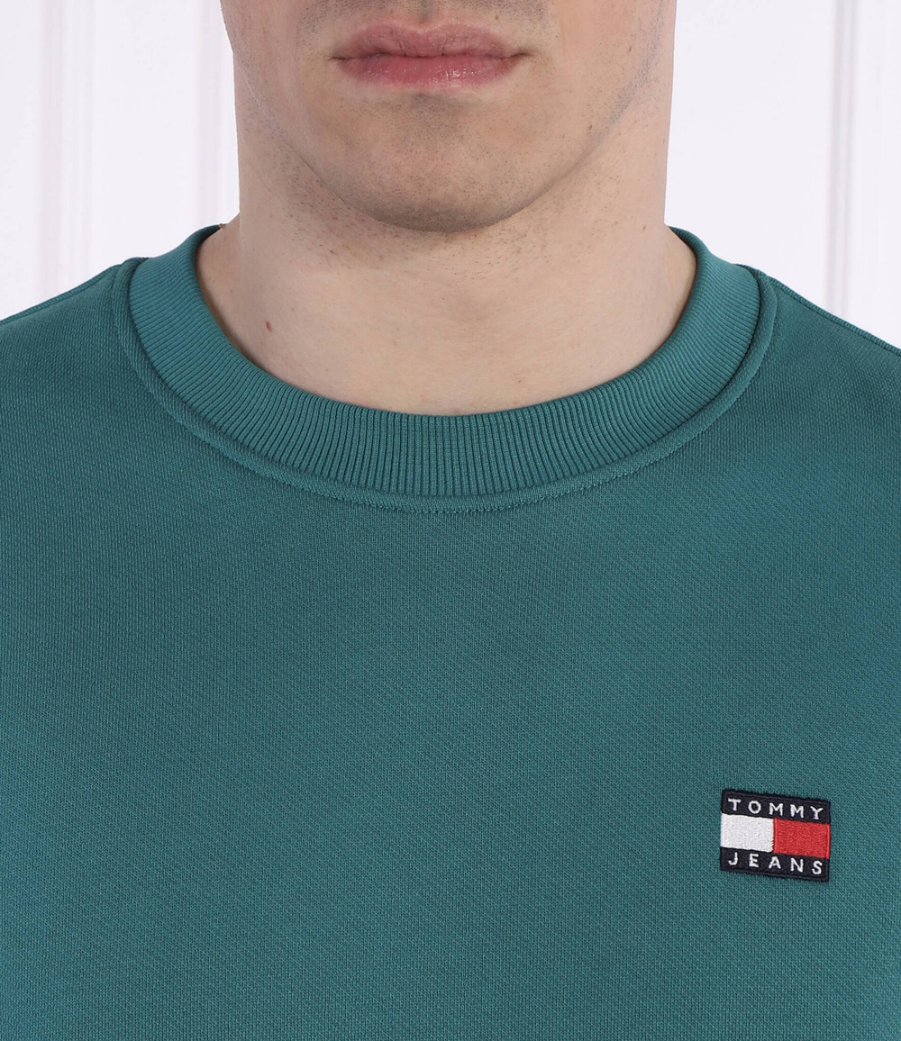 Худи badge crew ext Tommy Jeans - морской(DM0DM17986)