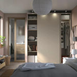 Гардероб - PAX / HASVIK IKEA/ПАКС/  ХАСВИК ИКЕА,  236х200 см, бежевый