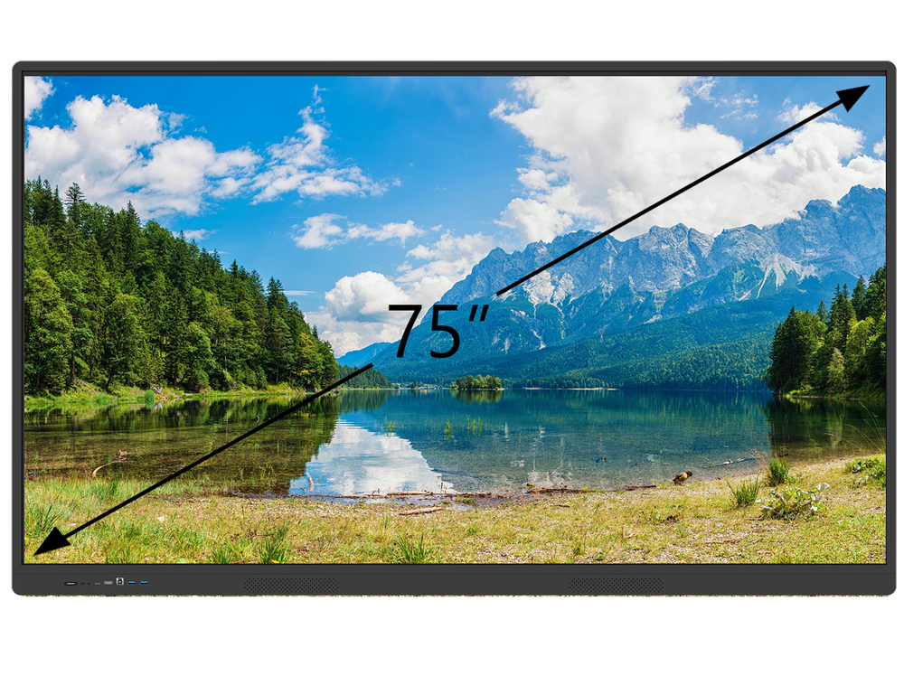 Интерактивная панель DigiTouch T3-11-75, 20 касаний, Android 11.0, 4Gb+32Gb, 75 дюймов