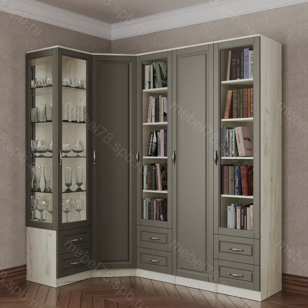 Шкаф угловой №16