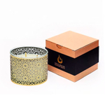 Аромасвеча Nour Bougie Mosaica Musc золото 1750 г