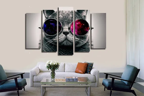 Модульная картина "Гипнокот"