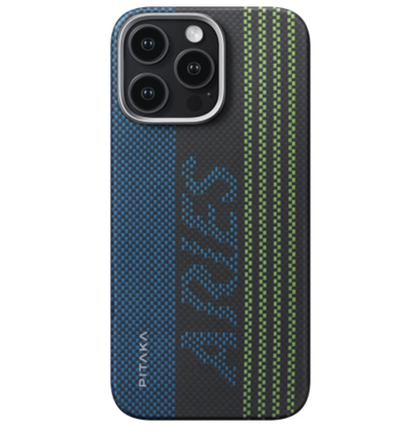Чехол iPhone 16 Pro Max Pitaka Tactile Woven Case (Aries) Credit Card