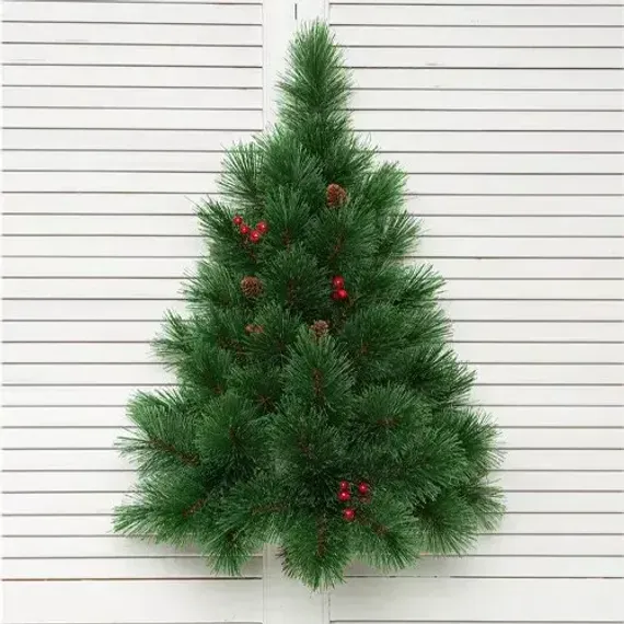 Искусственная сосна Роскошная настенная 90 см., Леска, ЕлкиТорг (68090)