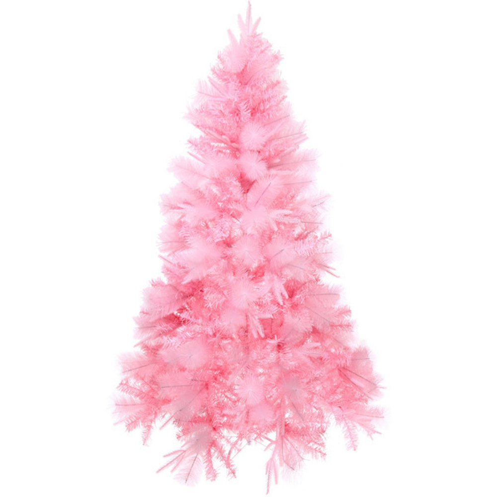 Ёлка «Розовый зимний сад» 150 см, ПВХ, леска, резина (400 веток)