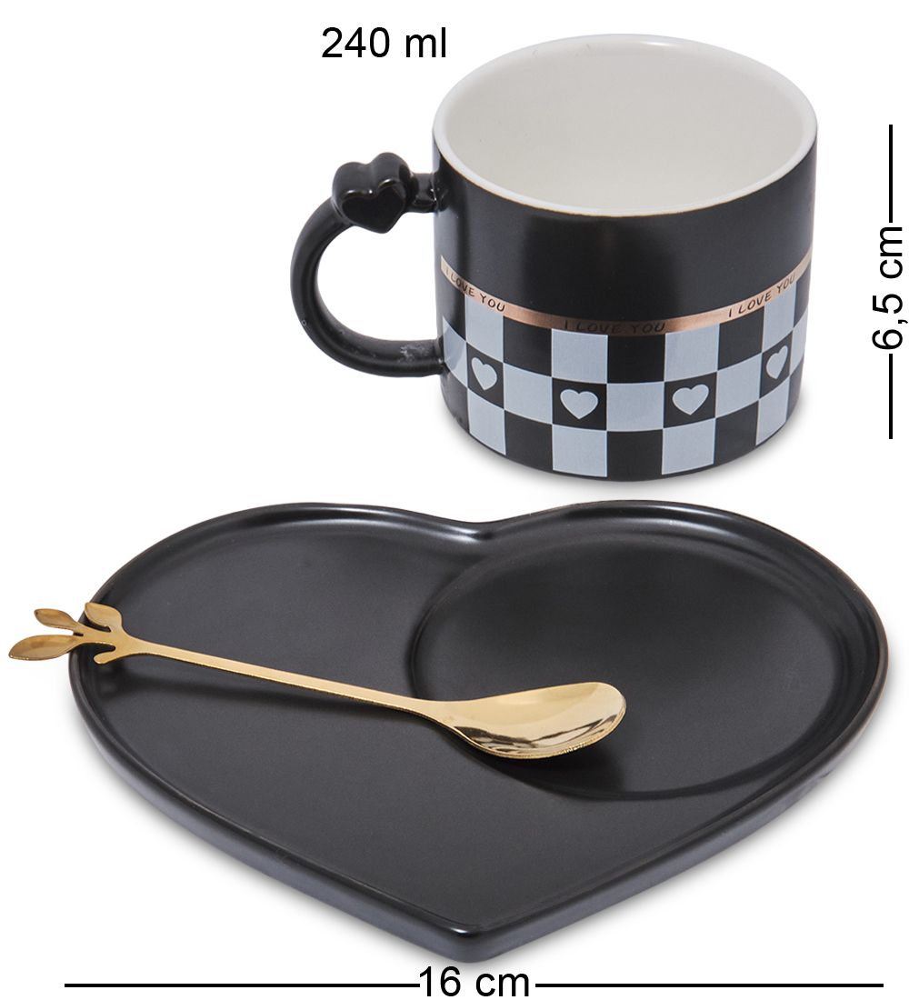 MUG-418/4 Чайная пара «Сердце»