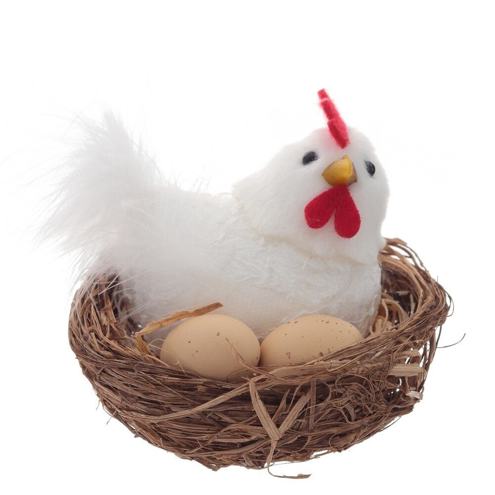 GAEM Изделие декоративное "Гнездо пасхальное", L8 W7 H8 см, 2в.
