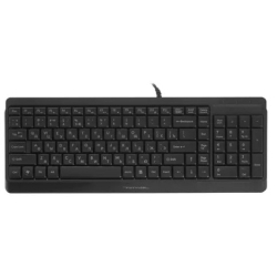 Клавиатура + мышь A4Tech Fstyler F1512 клав:черный мышь:черный USB (F1512 BLACK)