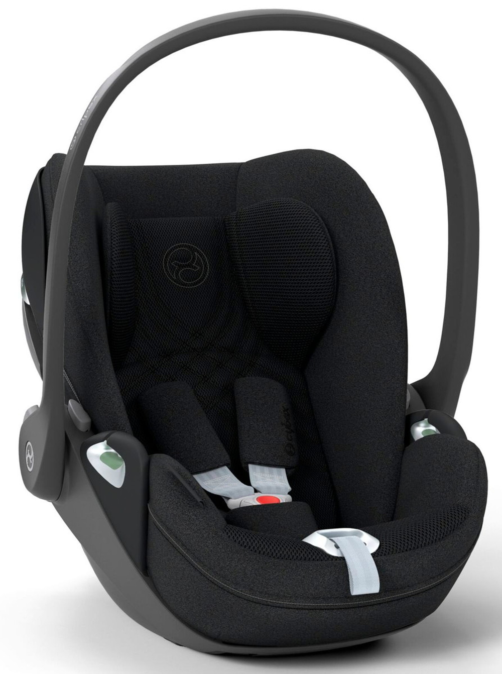 Коляска Cybex Coya Matt Black Frame Cloud T i-Size Sepia Black Plus Leaf Green с дождевиком и бампером
