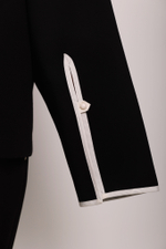 Джемпер с кантами из джерси