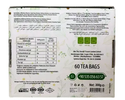 Турецкий Детокс Чай для Похудения