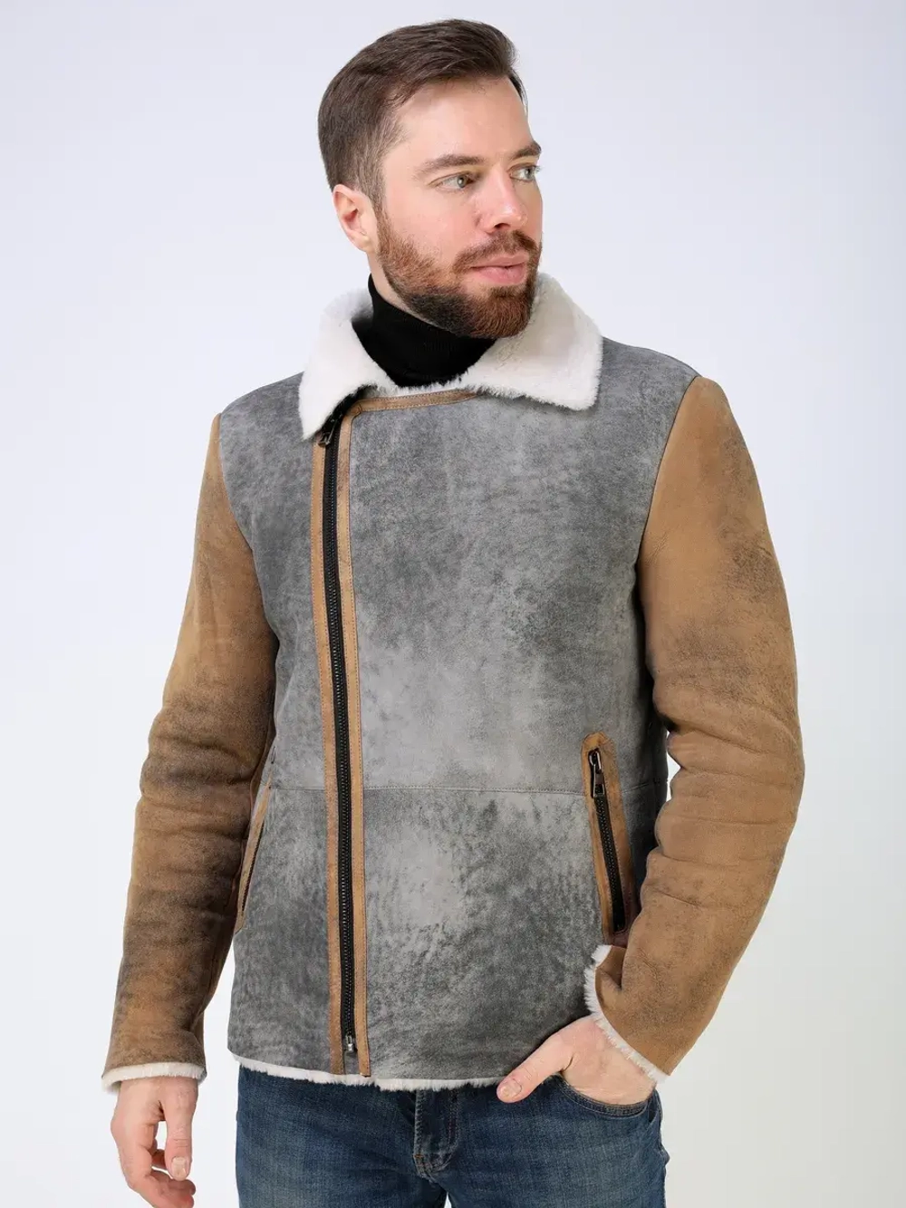 Дубленка зимняя натуральная косуха