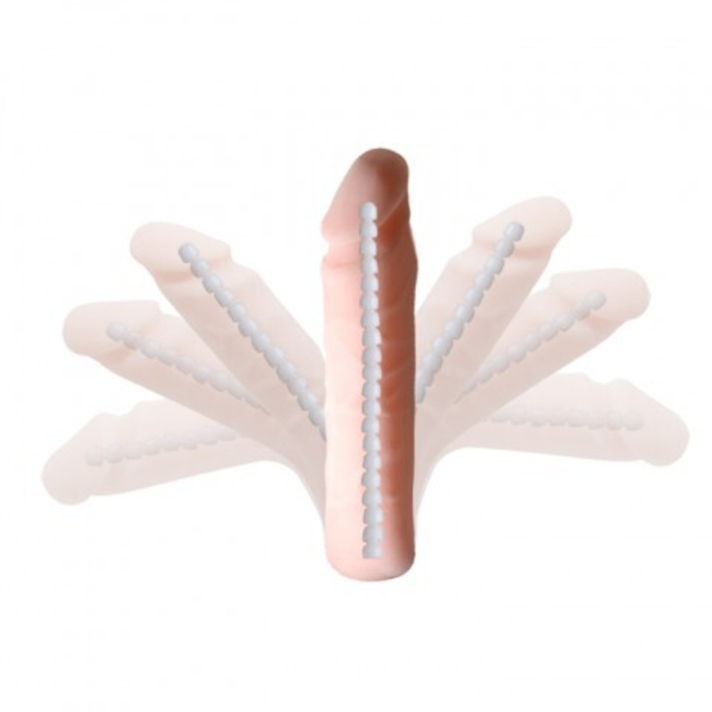 Страпон-реалистик гнущийся (22,5×4,5 см)