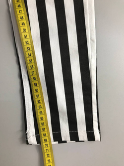 Джинсы полосатые, визуально 42 размер