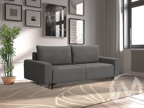 Диван прямой Халиф (БД) Modus 23 (велюр серый)